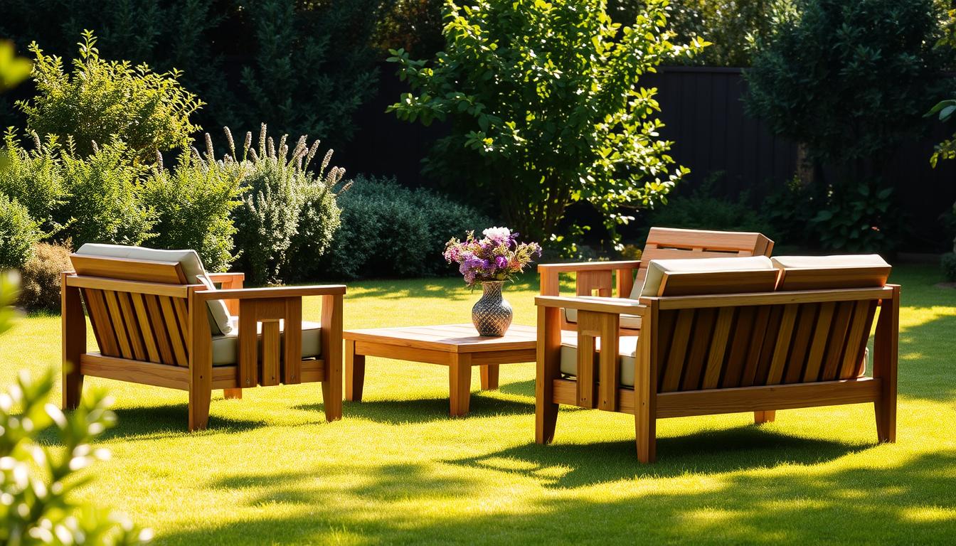 Salon de jardin en acacia