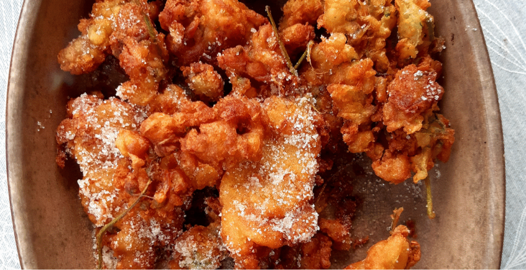 technique de friture beignets Beignets de Fleurs d'Acacia