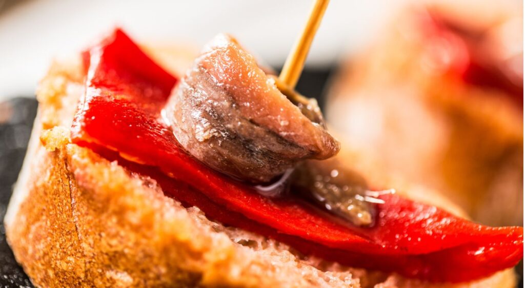 Tartines tomate anchois