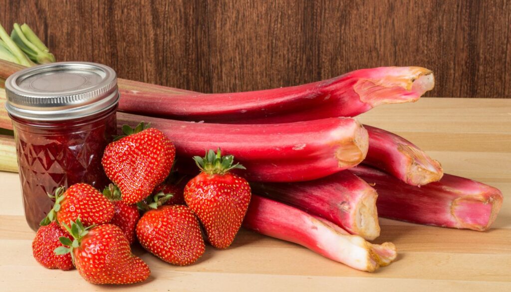 Confiture rhubarbe fraise