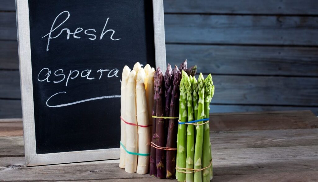 Asperge couleurs