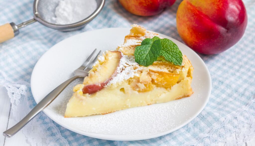 Clafoutis aux pêches déguste