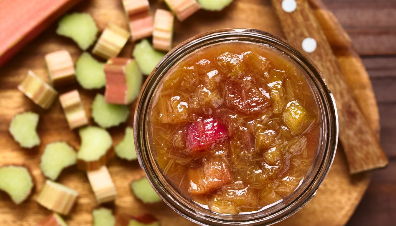 Confiture de rhubarbe recette