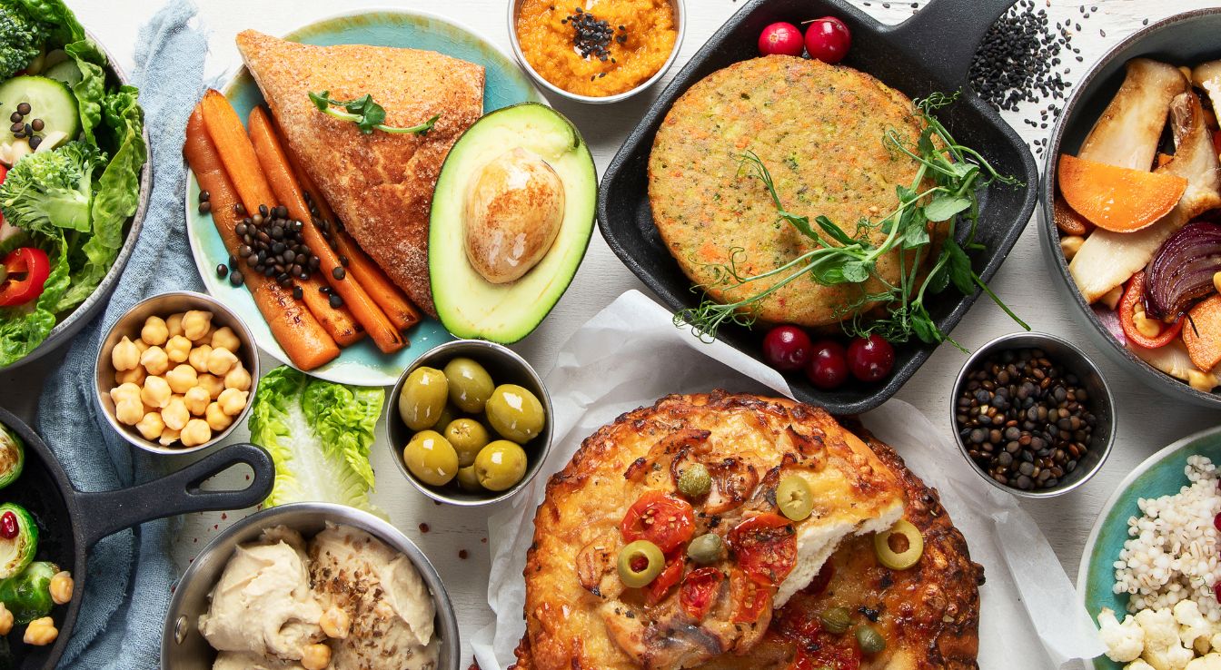 Plats végétariens sains et savoureux