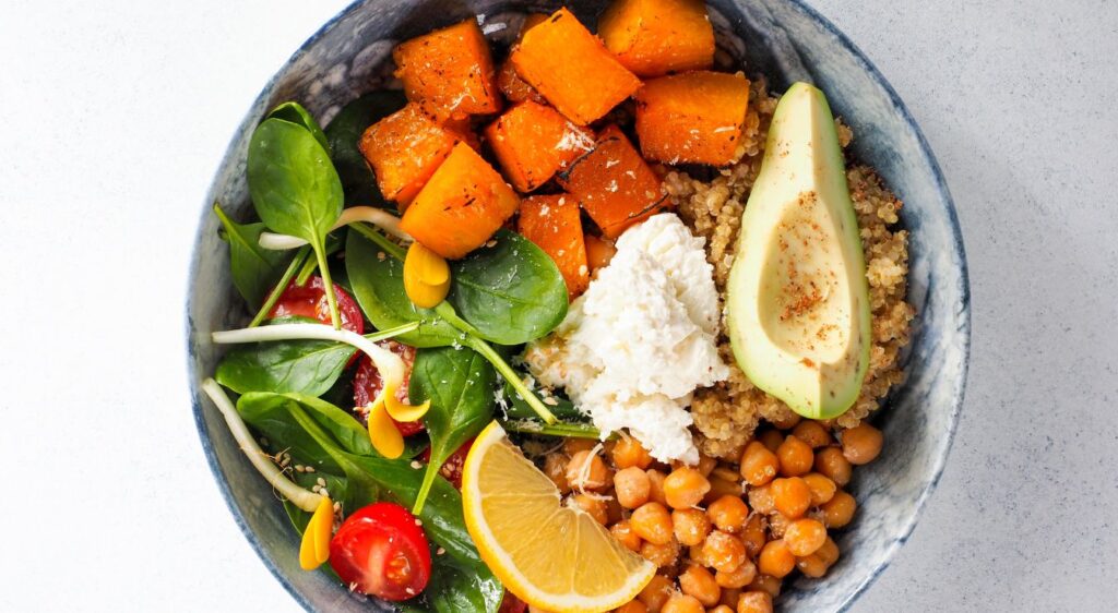 Vitamines et minéraux dans les plats végétariens