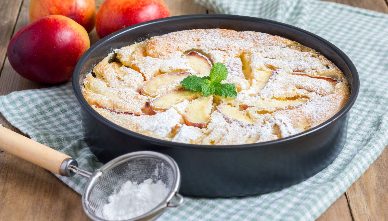 Recette du clafoutis aux pêches express