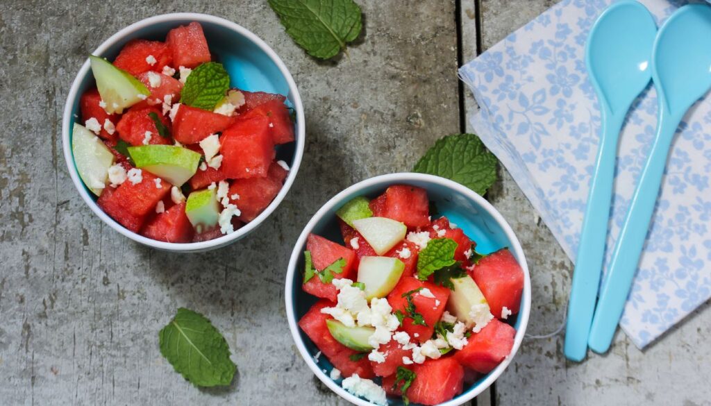 Recette salade pastèque feta