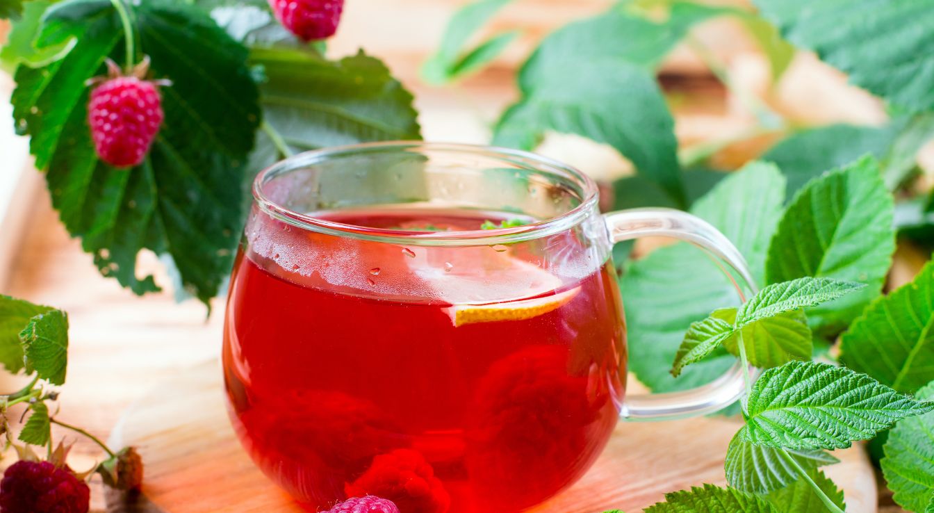 Bienfaits de la tisane de feuilles de framboisier