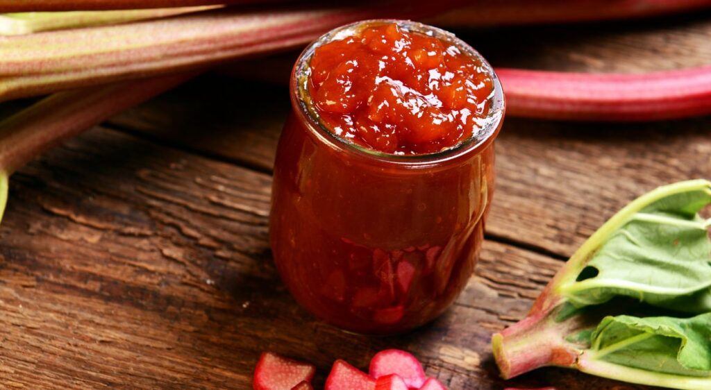 comment faire de la confiture de rhubarbe
