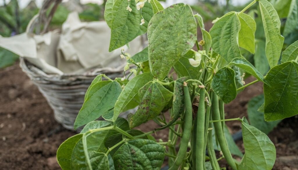 Récolte et conservation des haricots