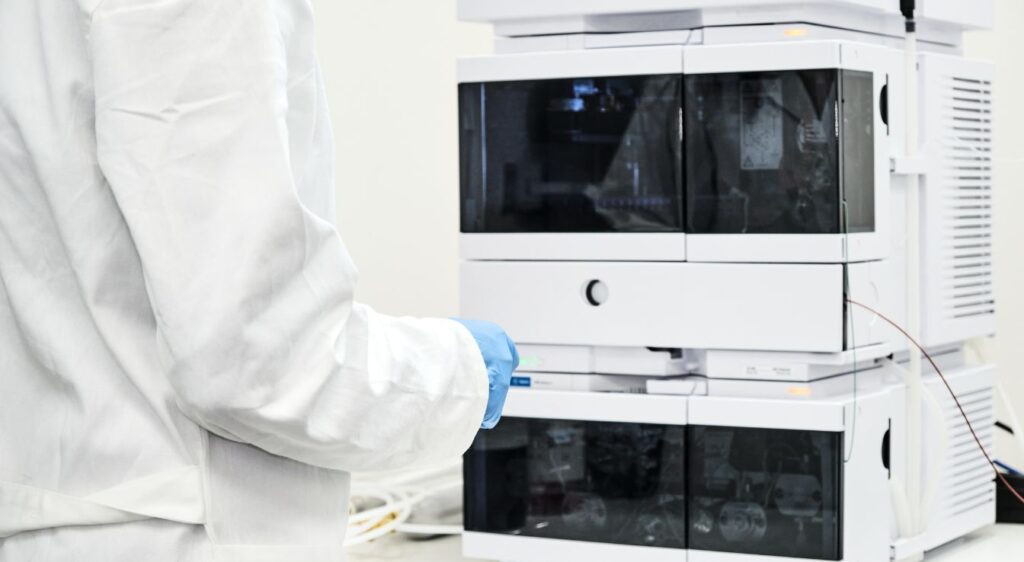 Chromatograpie pour mesurer le niveau de piquant des piments
