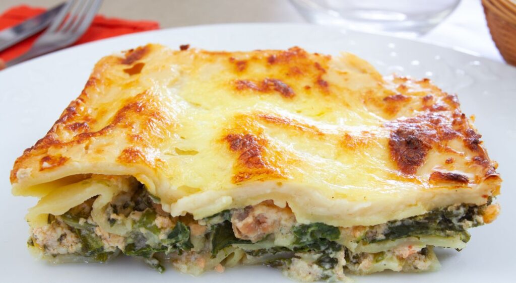 Recette lasagnes saumon épinards