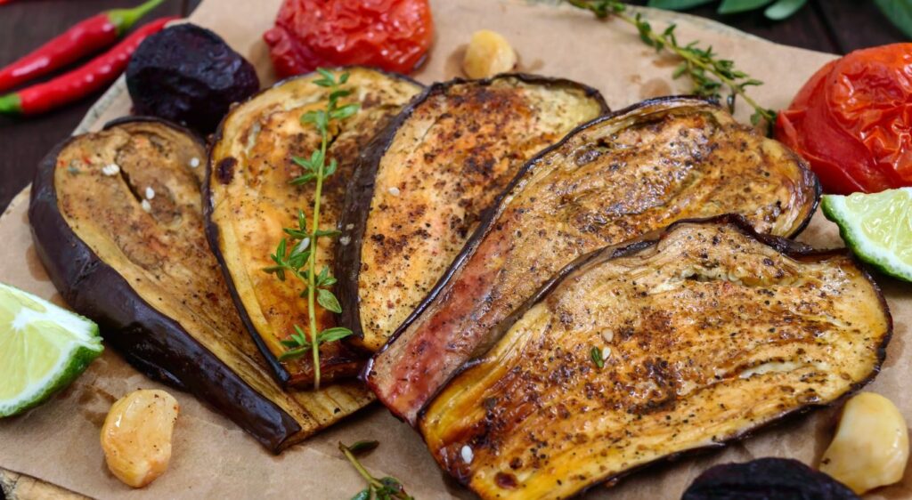 cuisson aubergine au four
