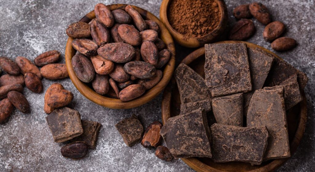 feve de cacao torréfié