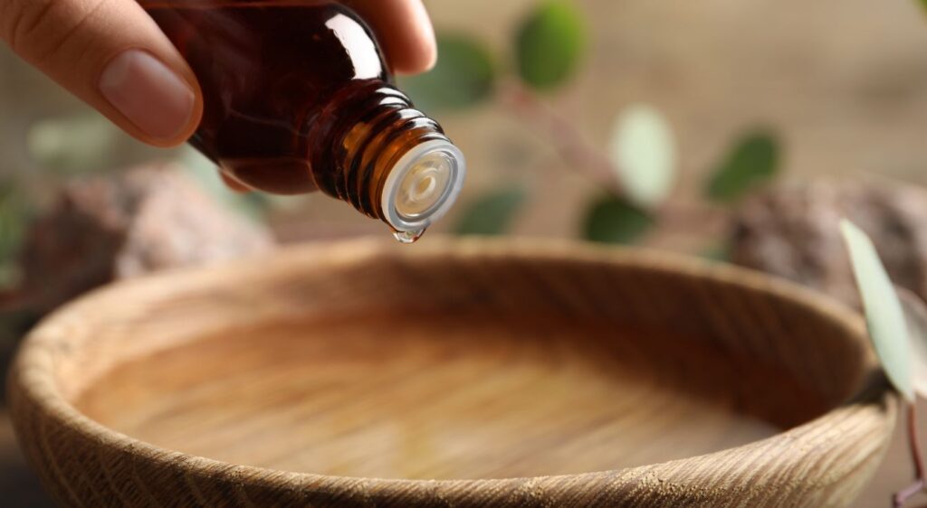 huile essentielle d'eucalyptus radie massage