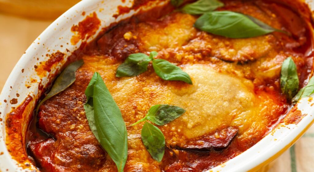 Aubergine a la parmigiana