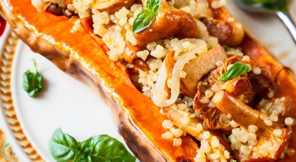 recette butternut farcie végétarienne​