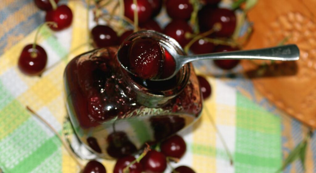recette confiture de cerises