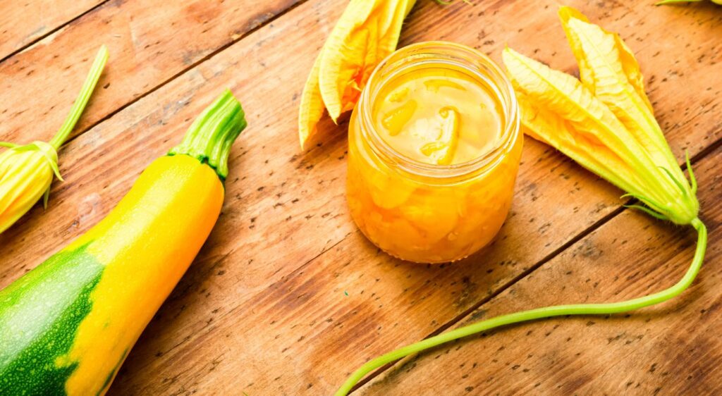 confiture de courgettes
