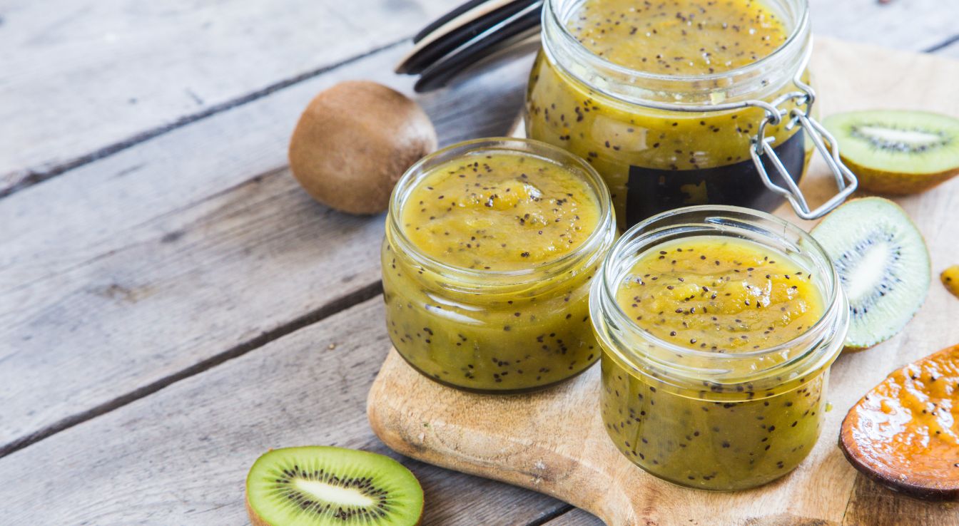 recette confiture de kiwi​