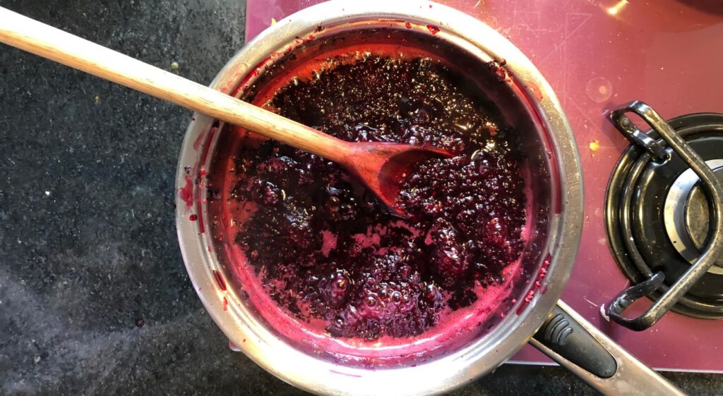 confiture au mure