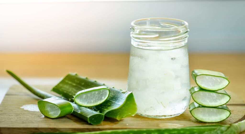 gel aloe vera pour les cheveux