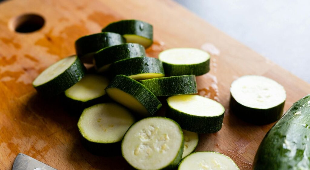Preparer les courgettes