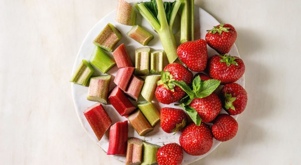 confiture fraise rhubarbe
