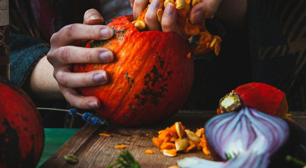 Recette potiron farci au four