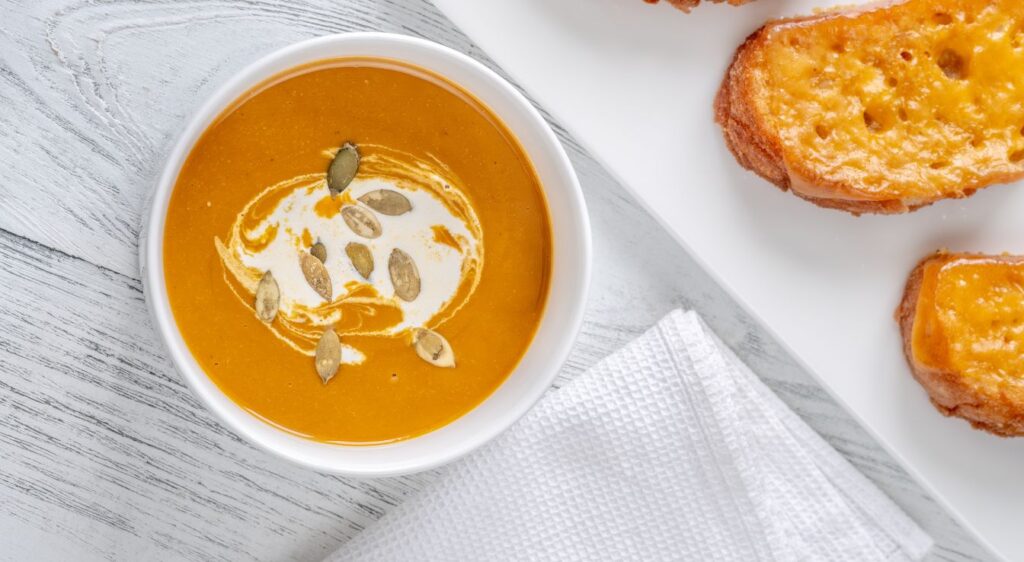 Soupe potiron chataigne