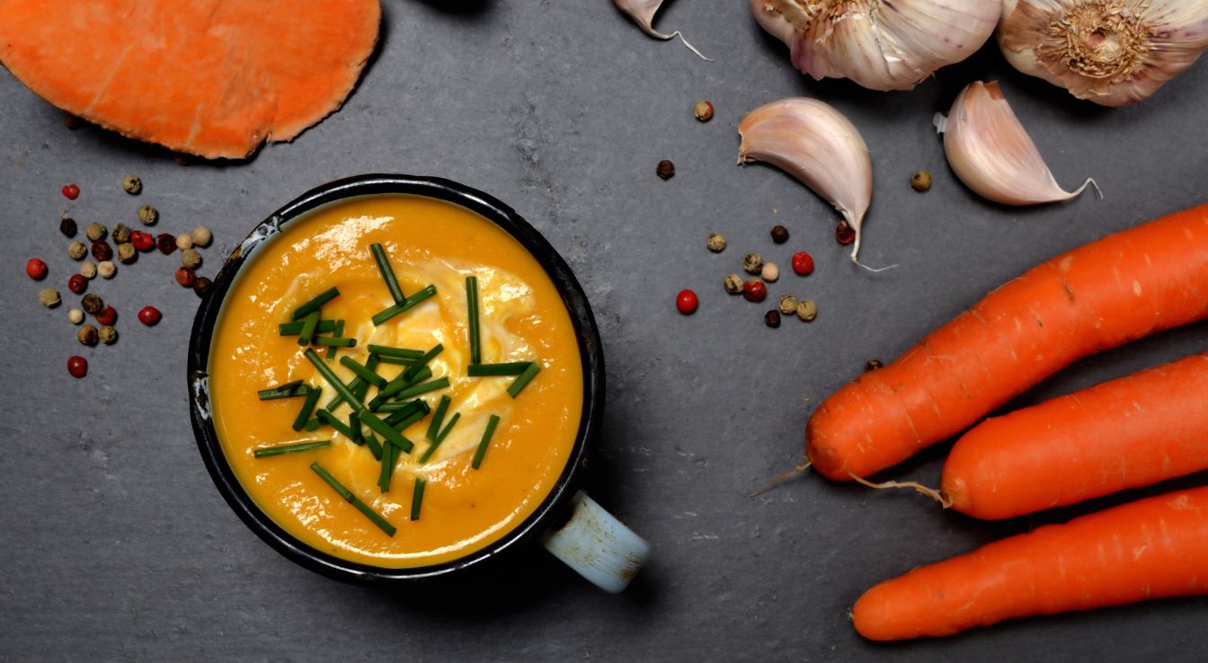 Soupe potiron carotte