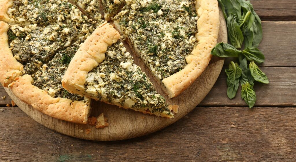 tarte aux épinards