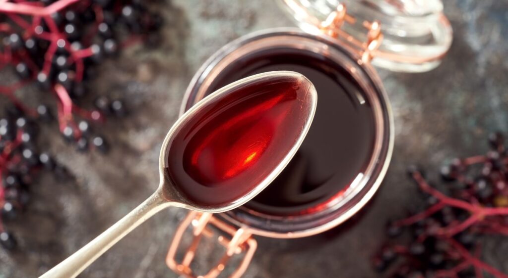 baies de sureau sirop