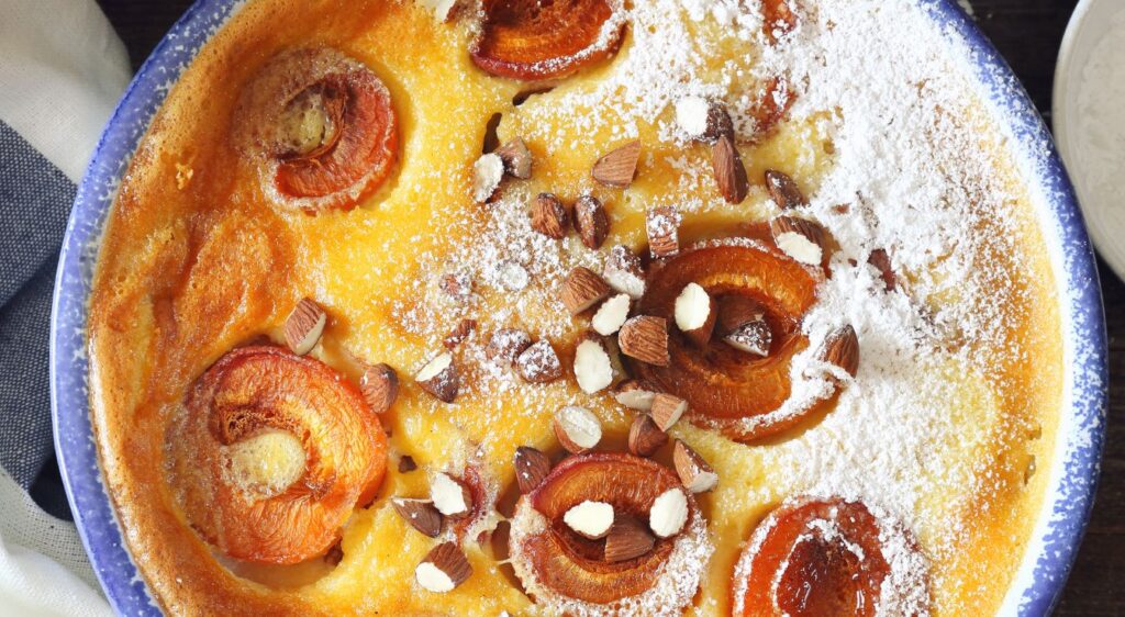 clafoutis aux abricots​