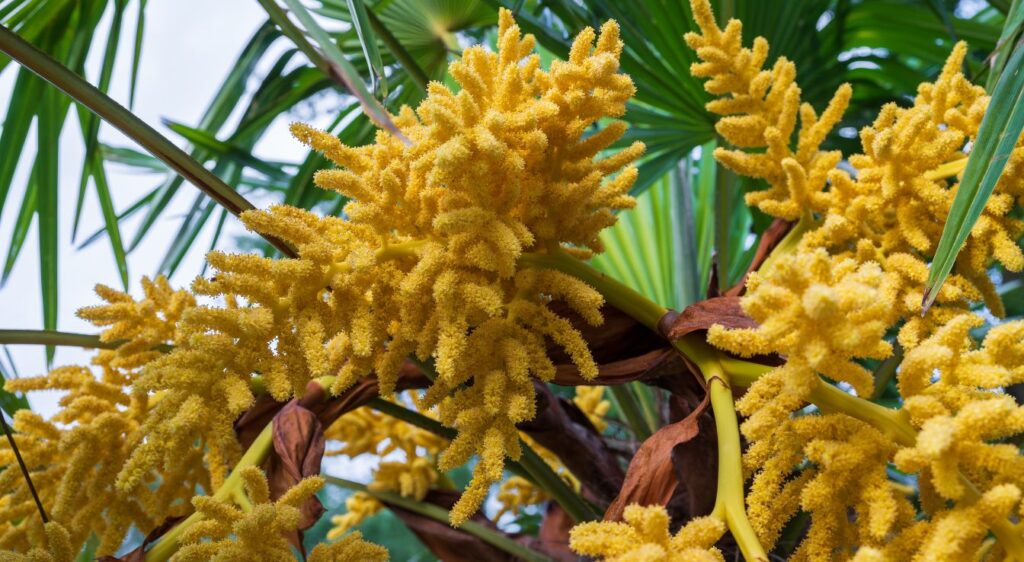 fleur de palmier de chine