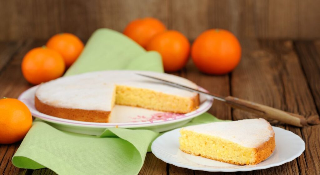 gâteau moelleux à la clémentine