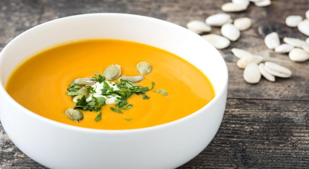 recette de velouté de citrouille​