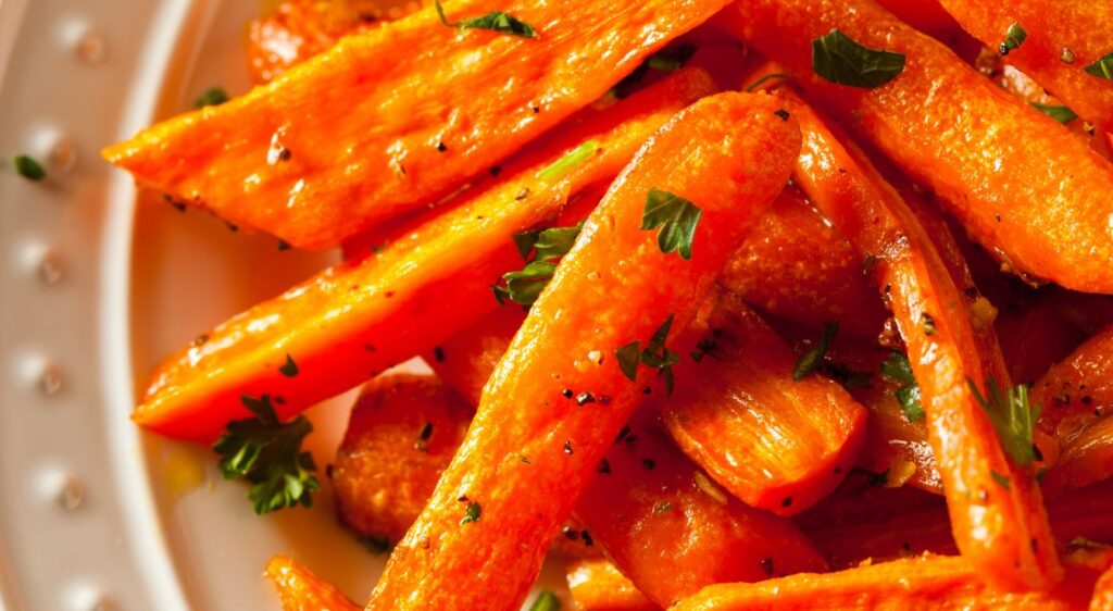 carottes rôties au four miel