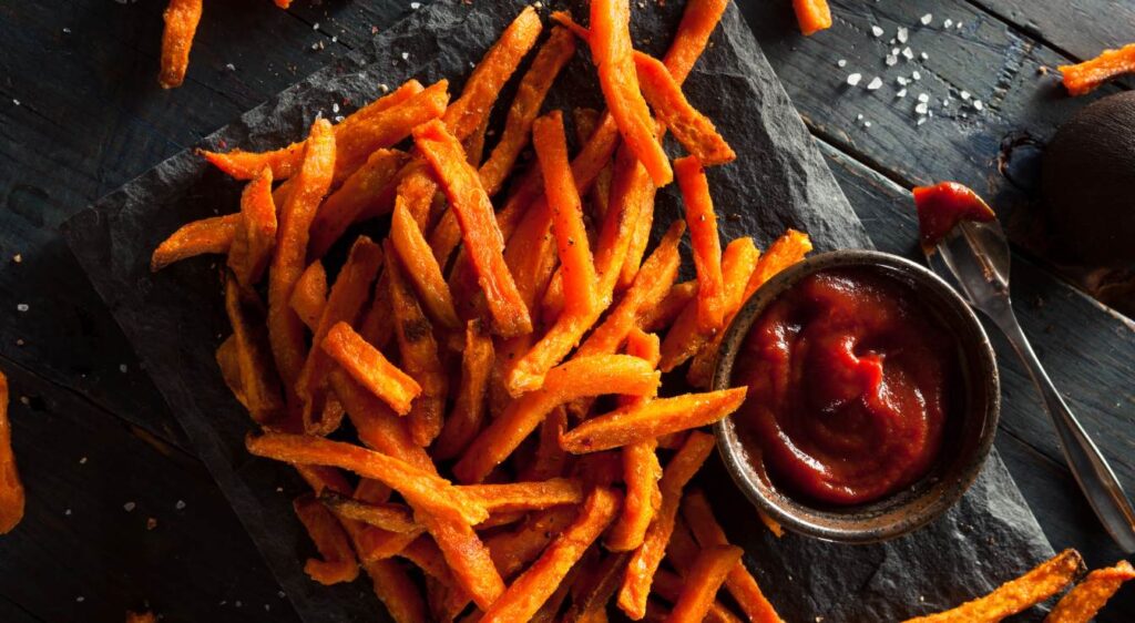 frites de patates douces