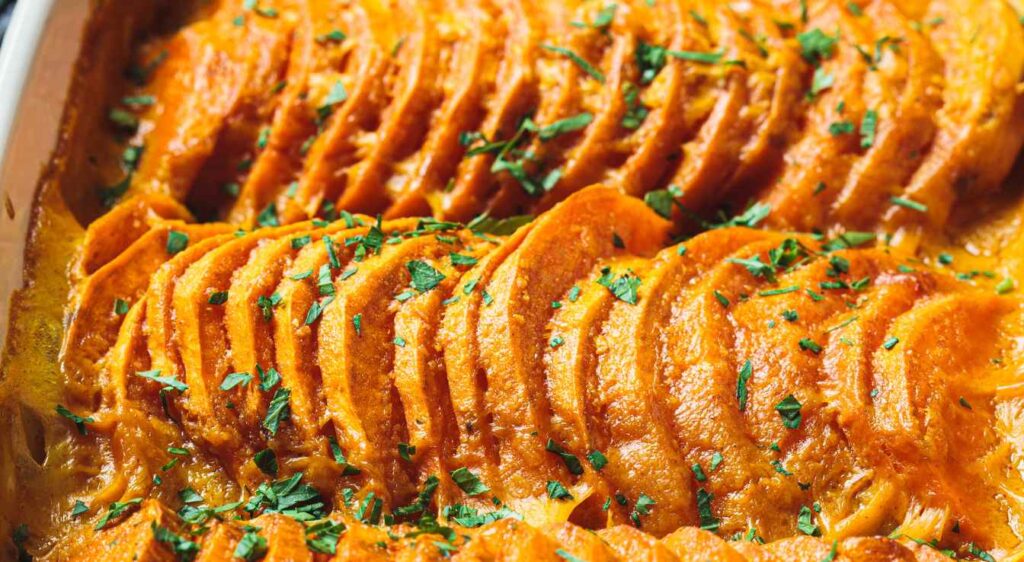 gratin de patates douces