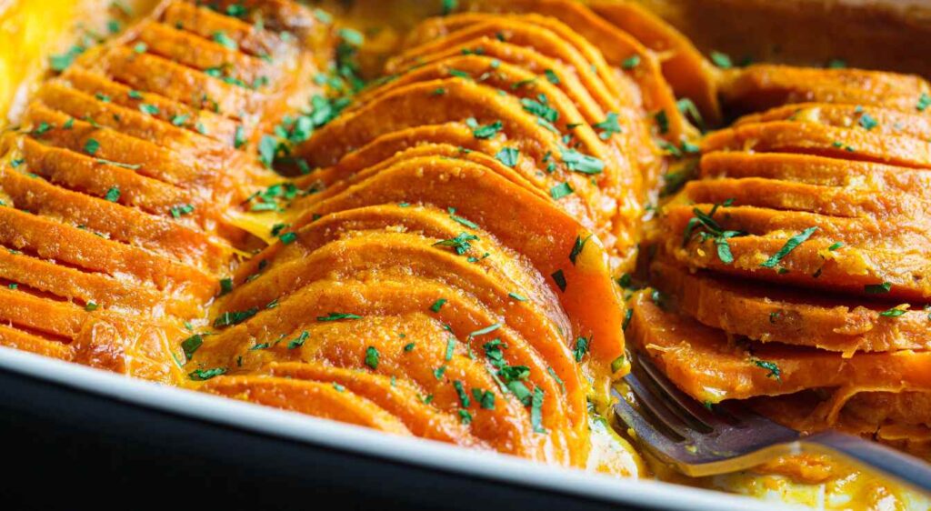 recette gratin patate douce