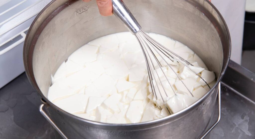 lait caille​ recette