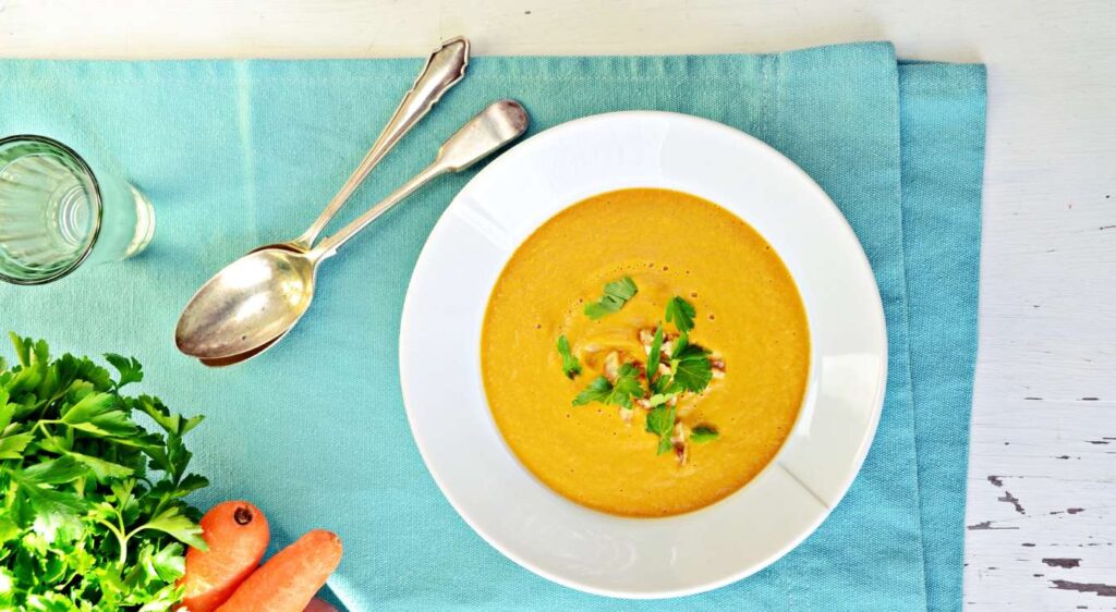 velouté de carottes au lait de coco