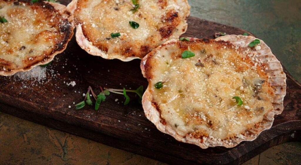 noix de st jacques à la bretonne