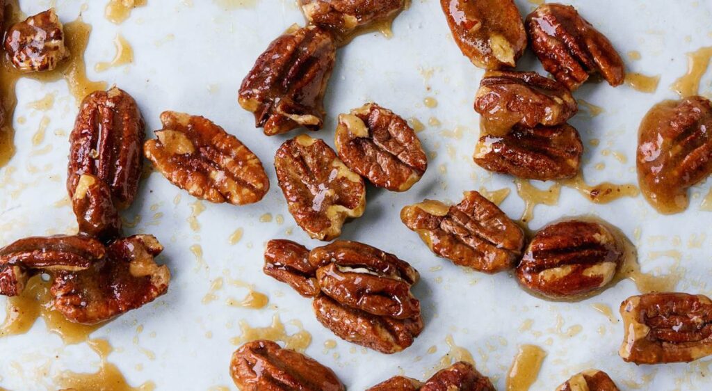 recette de noix de pécan caramélisée