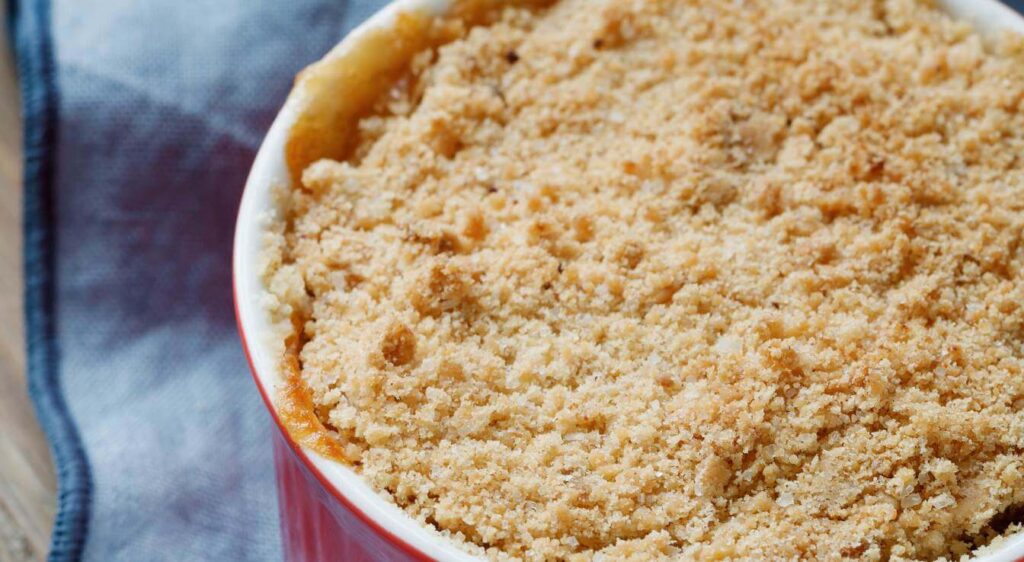 recette crumble à la poire
