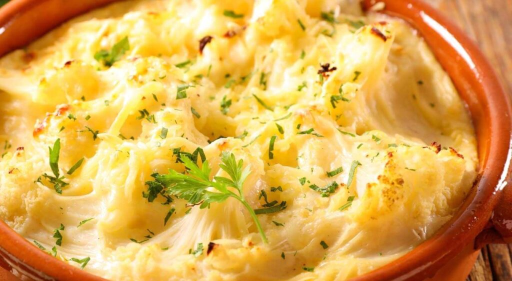 gratin de chou fleur pomme de terre