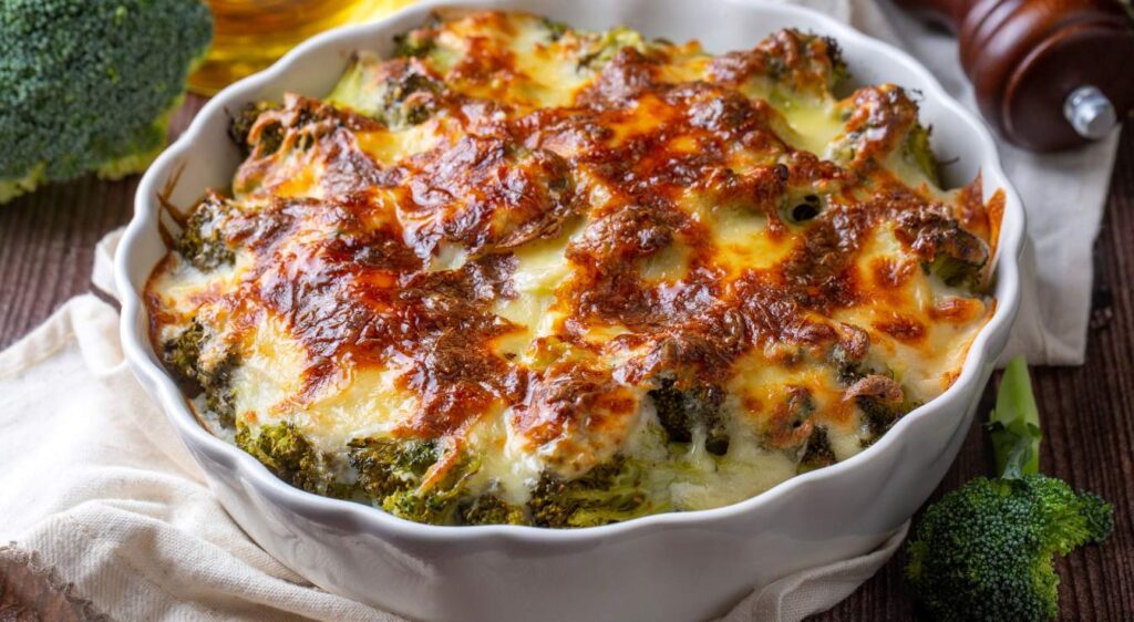 gratin de brocolis rapide