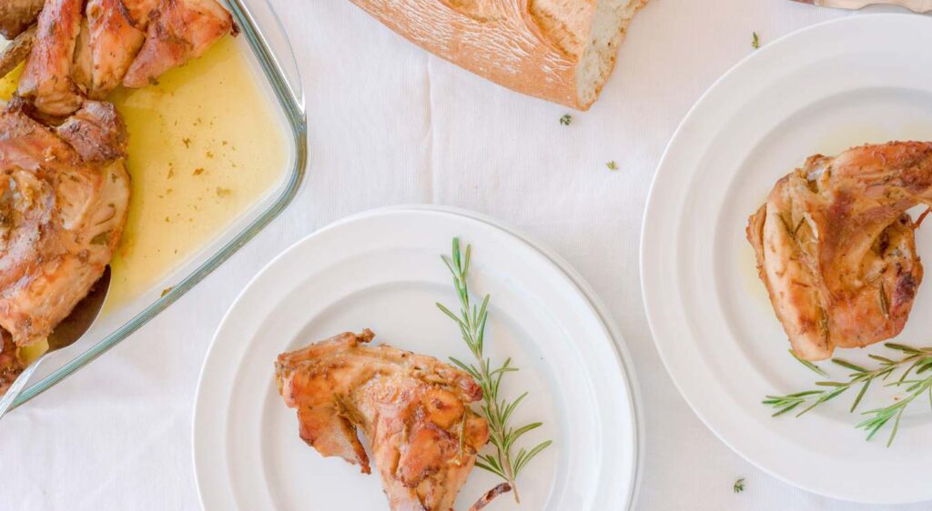 lapin à la moutarde au four recette