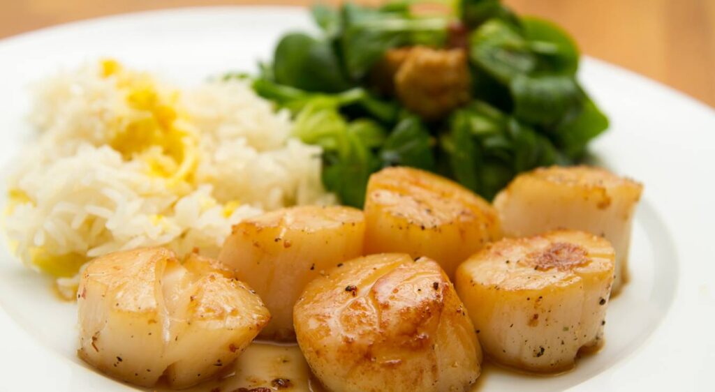 sauce pour noix de st jacques et riz recette